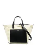 Jil Sander small Wander canvas tote bag - Yellow
