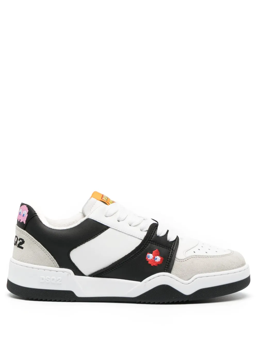 Dsquared2 Pac-man™ Panelled Sneakers In White