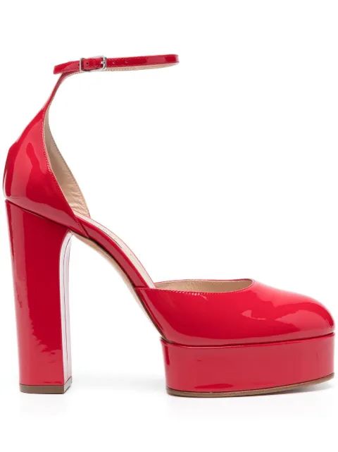 Casadei zapatillas de charol con tacón de 115mm