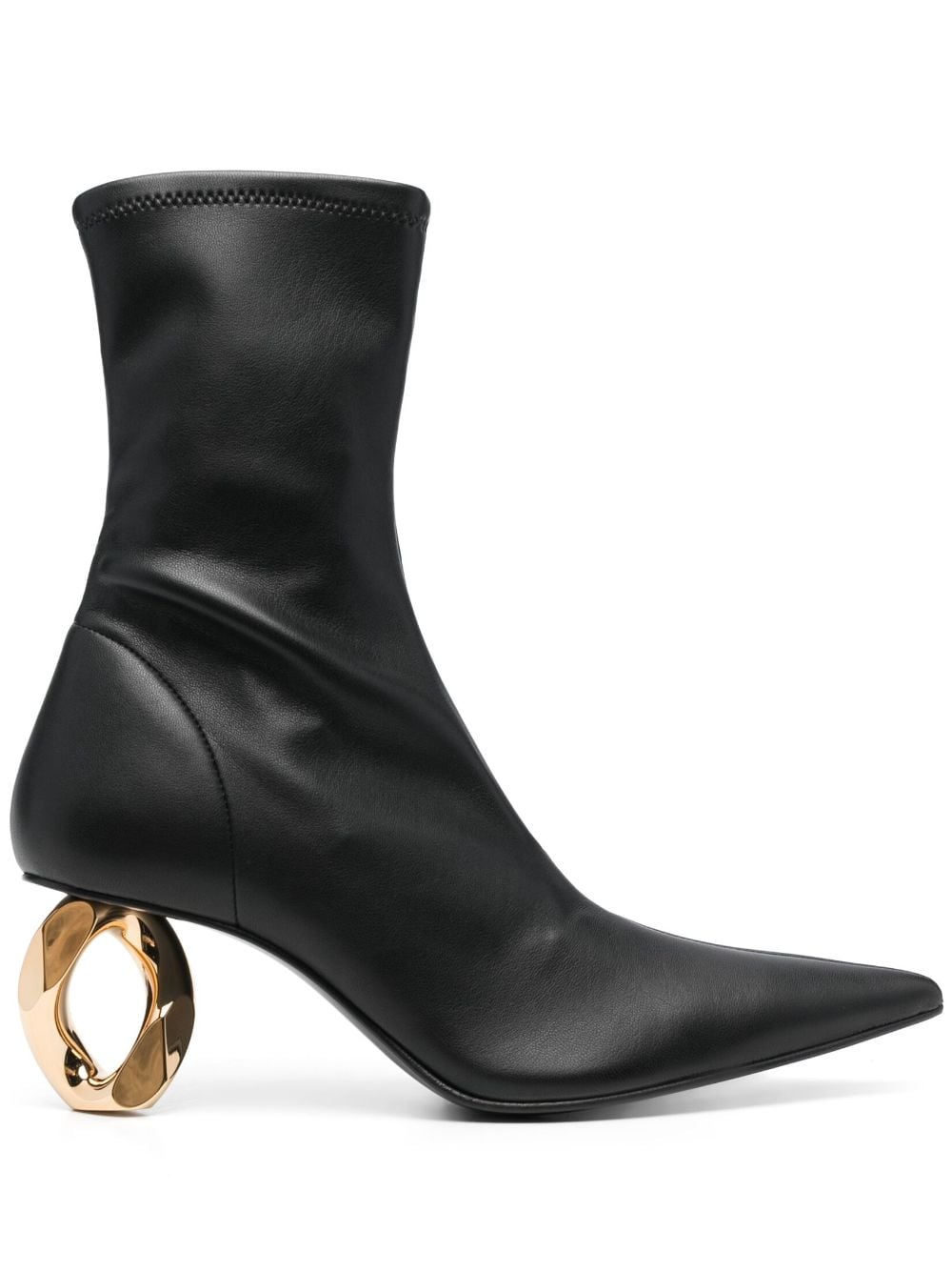 70mm sculpted-heel ankle boots