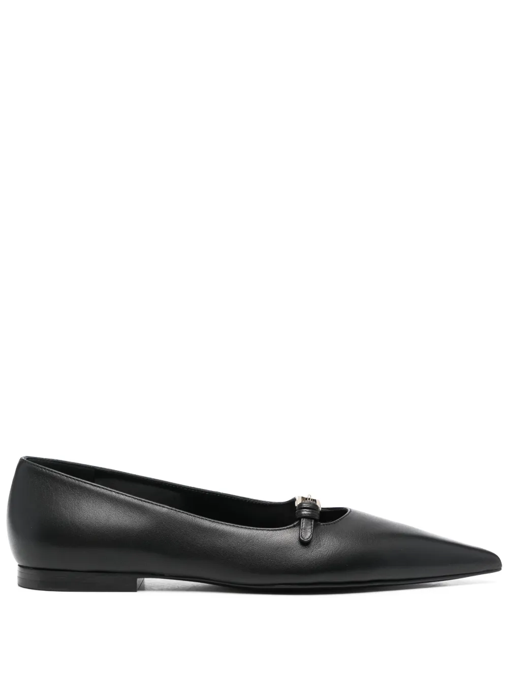 Victoria Beckham pointed-toe ballerina shoes - Black