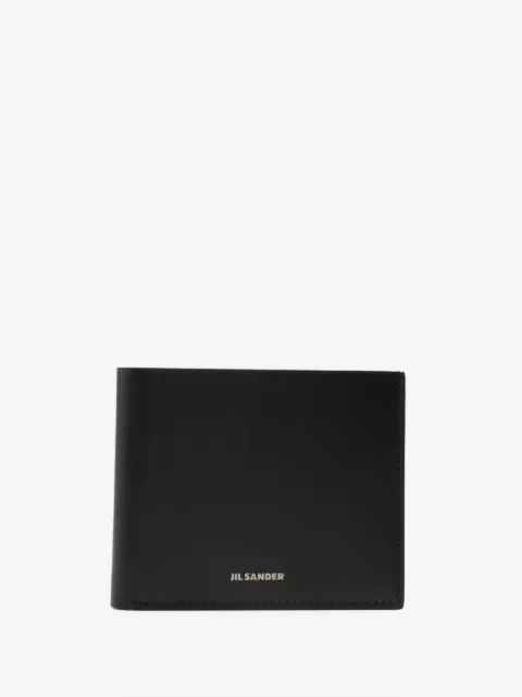 Jil Sander bi-fold logo-debossed wallet