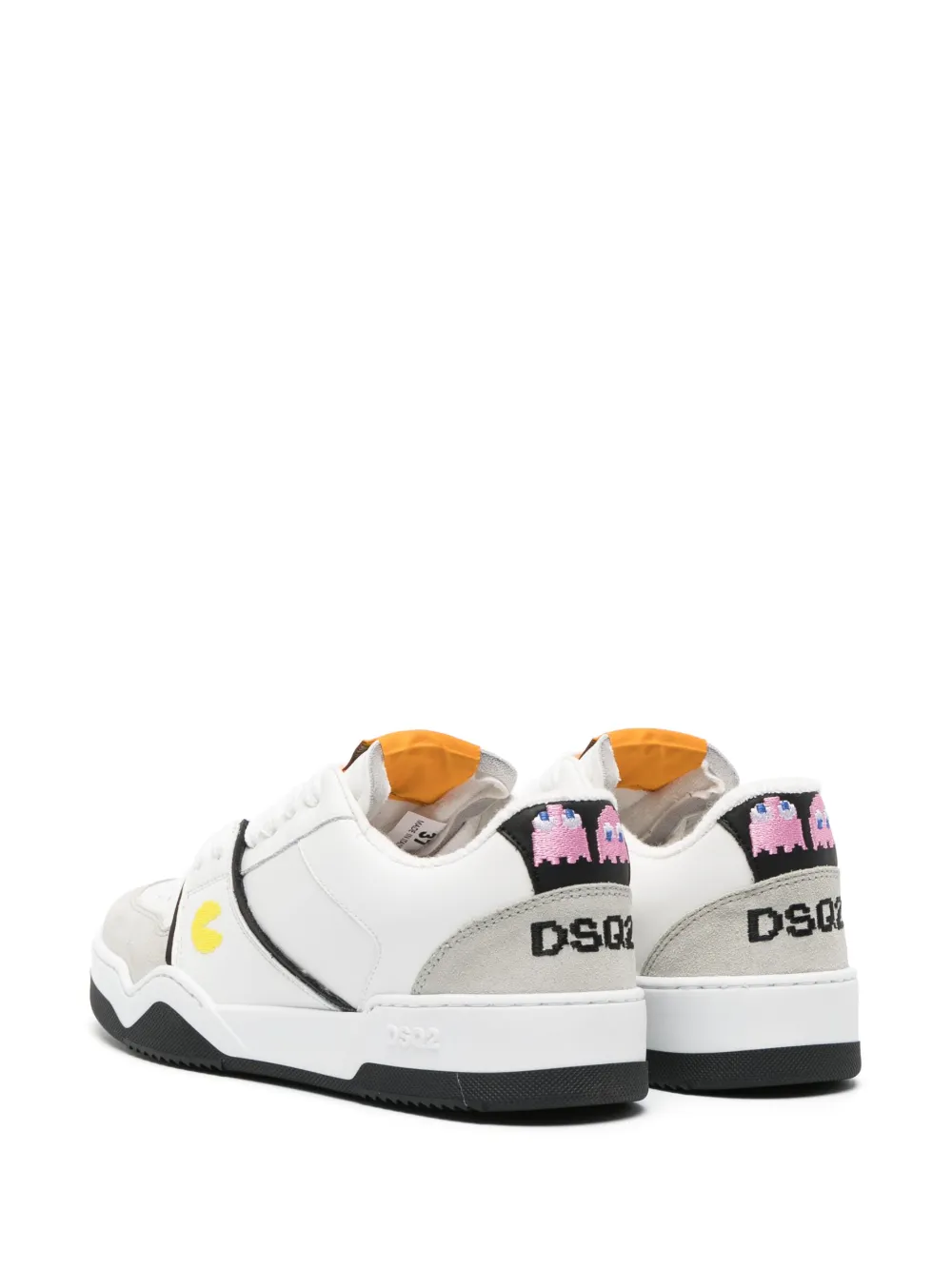 Dsquared2 Man Sneakers Light Grey Size 9 Calfskin In White