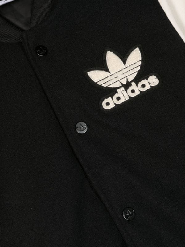 Adidas logo-embroidered Baseball Jacket - Farfetch