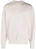 Sporty & Rich logo-print crew-neck sweatshirt - Neutrals