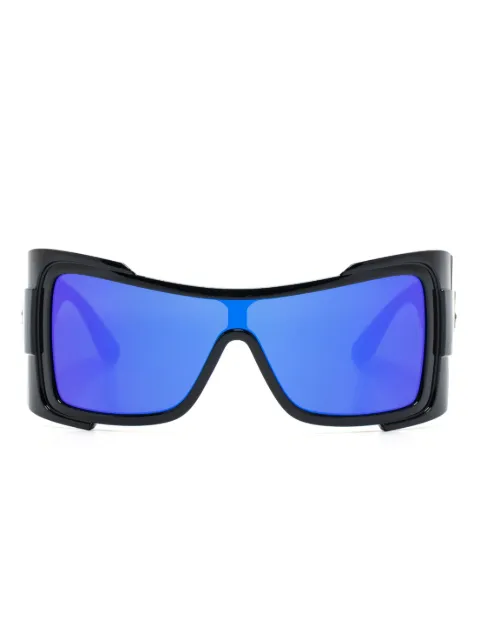 Versace Eyewear Medusa-plaque mask-frame sunglasses