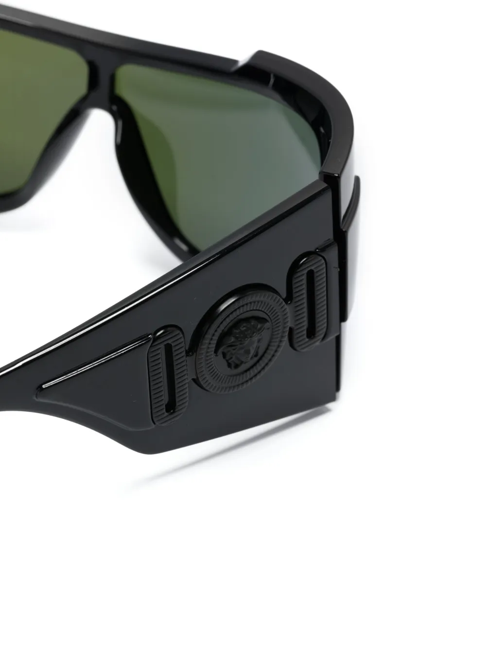 Versace Eyewear Medusa zonnebril met plakkaat Zwart