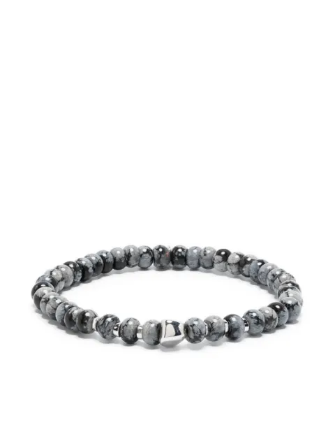 Tateossian beaded polished-finish bracelet 