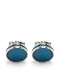 Tateossian Tablet Ice cufflinks - Blue