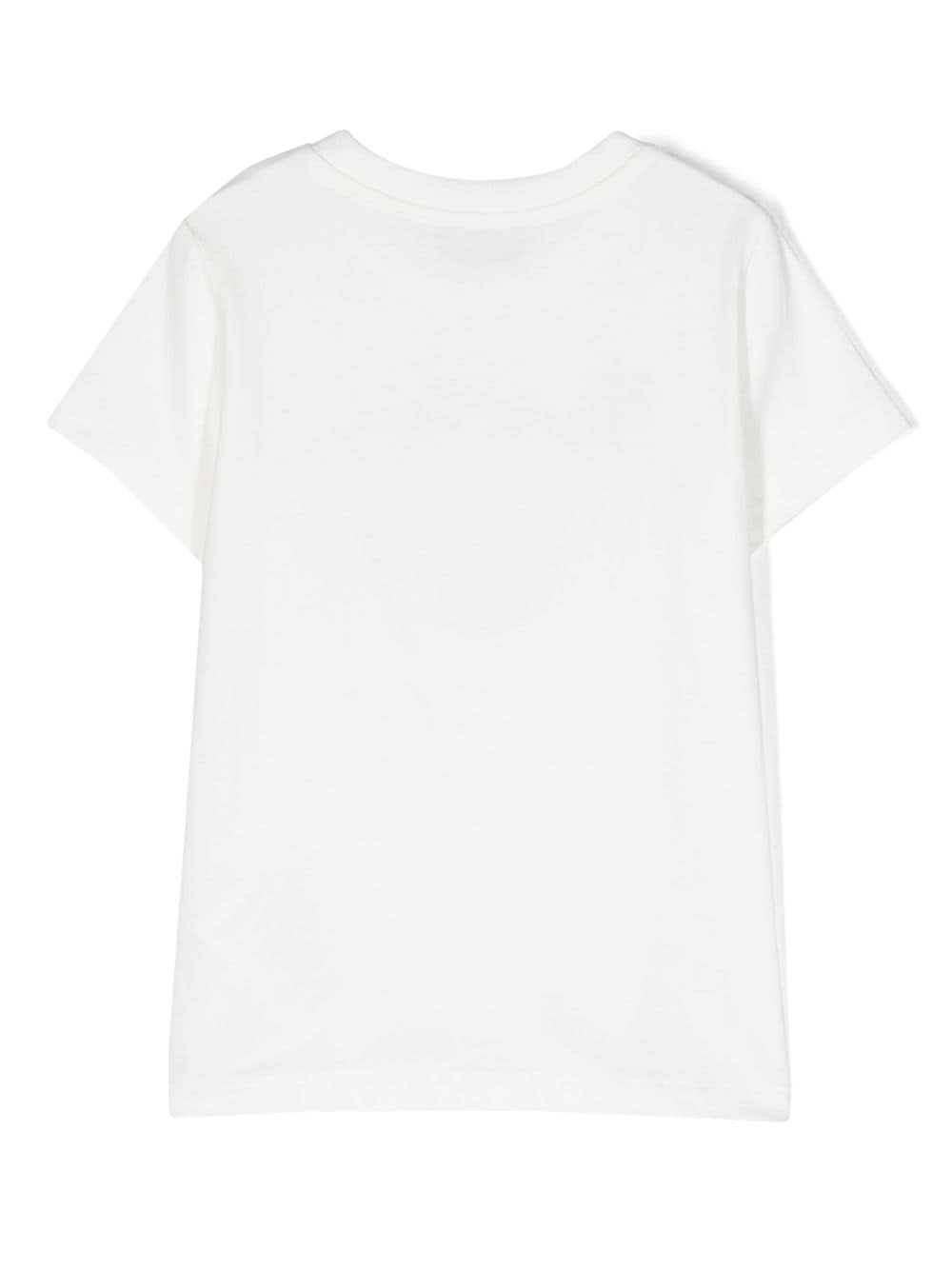 Moschino Kids T-shirt met teddybeerprint - Wit