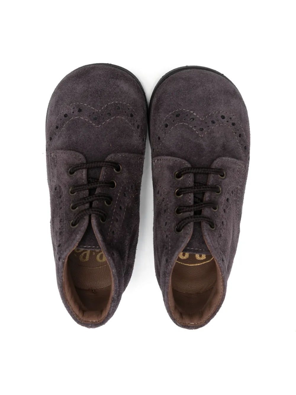  Pèpè Lace-up Suede Boots - Purple 