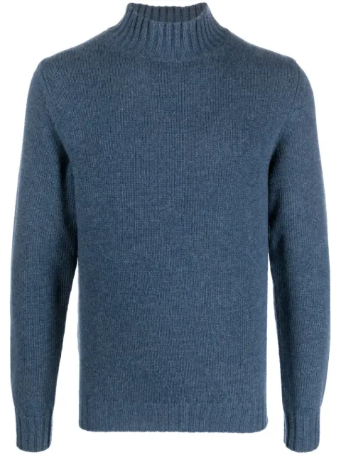 Fedeli high-neck long-sleeve jumper