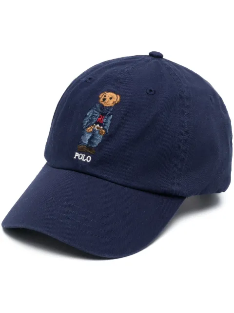Polo Ralph Lauren Polo Bear-embroidered cotton cap