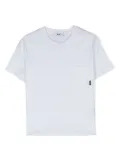 MSGM Kids chest-pocket crew-neck T-shirt - White