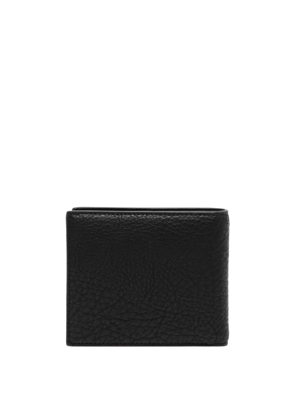 Armani Exchange logo-patch bi-fold wallet - Zwart