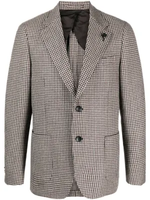 Lardini シングルジャケット | ブラウン | FARFETCH JP