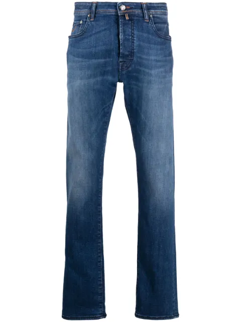 Jacob Cohën straight-jeans med låg midja