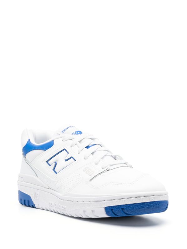 New Balance 550 White/Blue Sneakers - Farfetch
