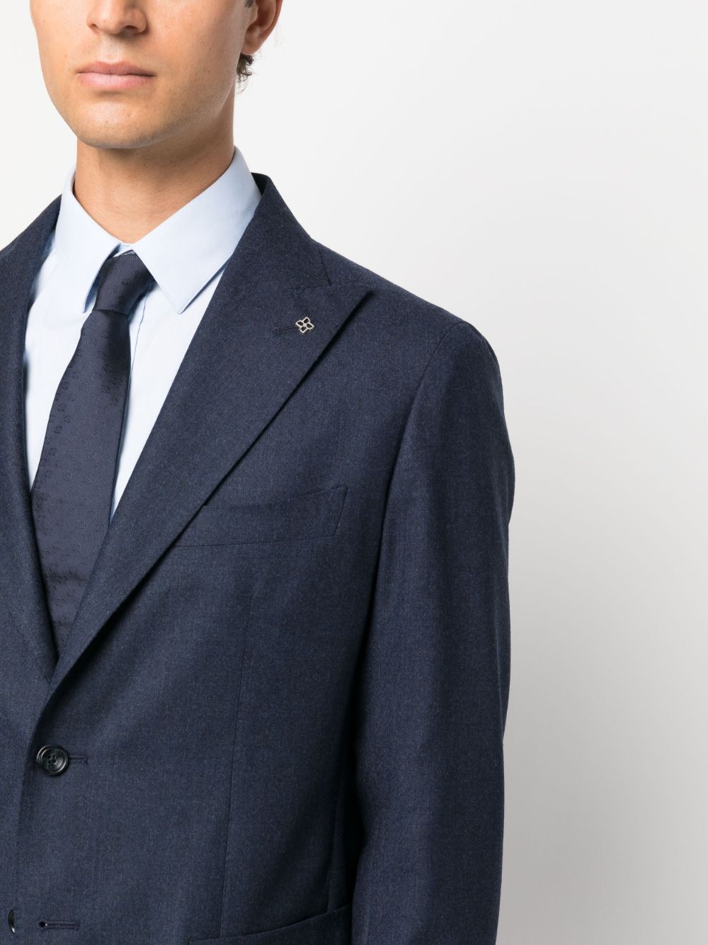 Tagliatore single-breasted virgin-wool suit Men