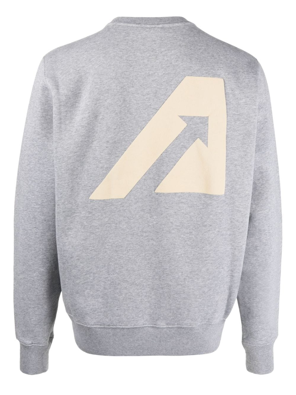 Autry logo-embossed cotton sweatshirt - Grijs