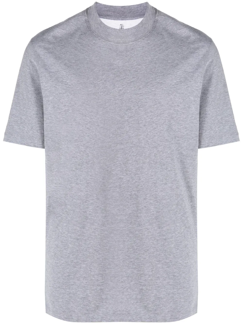 Brunello Cucinelli Layered Crew-neck T-shirt In Grey
