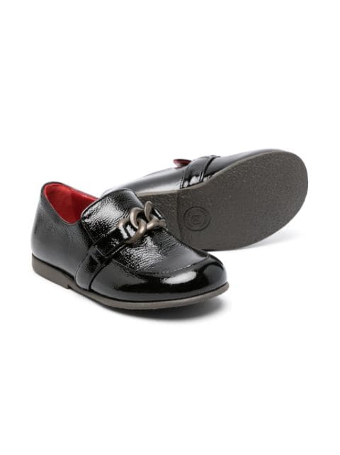 Alessio chain leather loafers