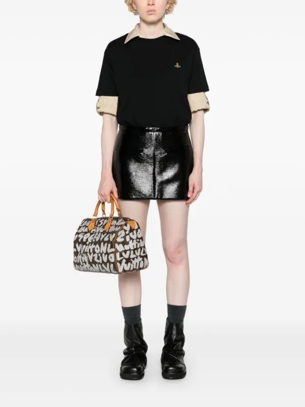 Vivienne Westwood Orb エンブロイダリーTシャツ | ブラック | FARFETCH JP