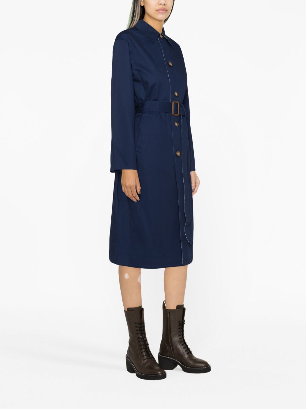 Polo Ralph Lauren single-breasted cotton midi coat Women