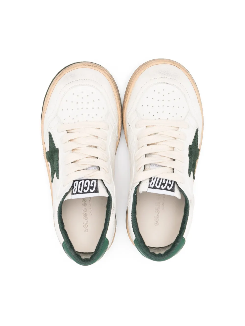 Shop Golden Goose Ball Star Low-top Sneakers In White