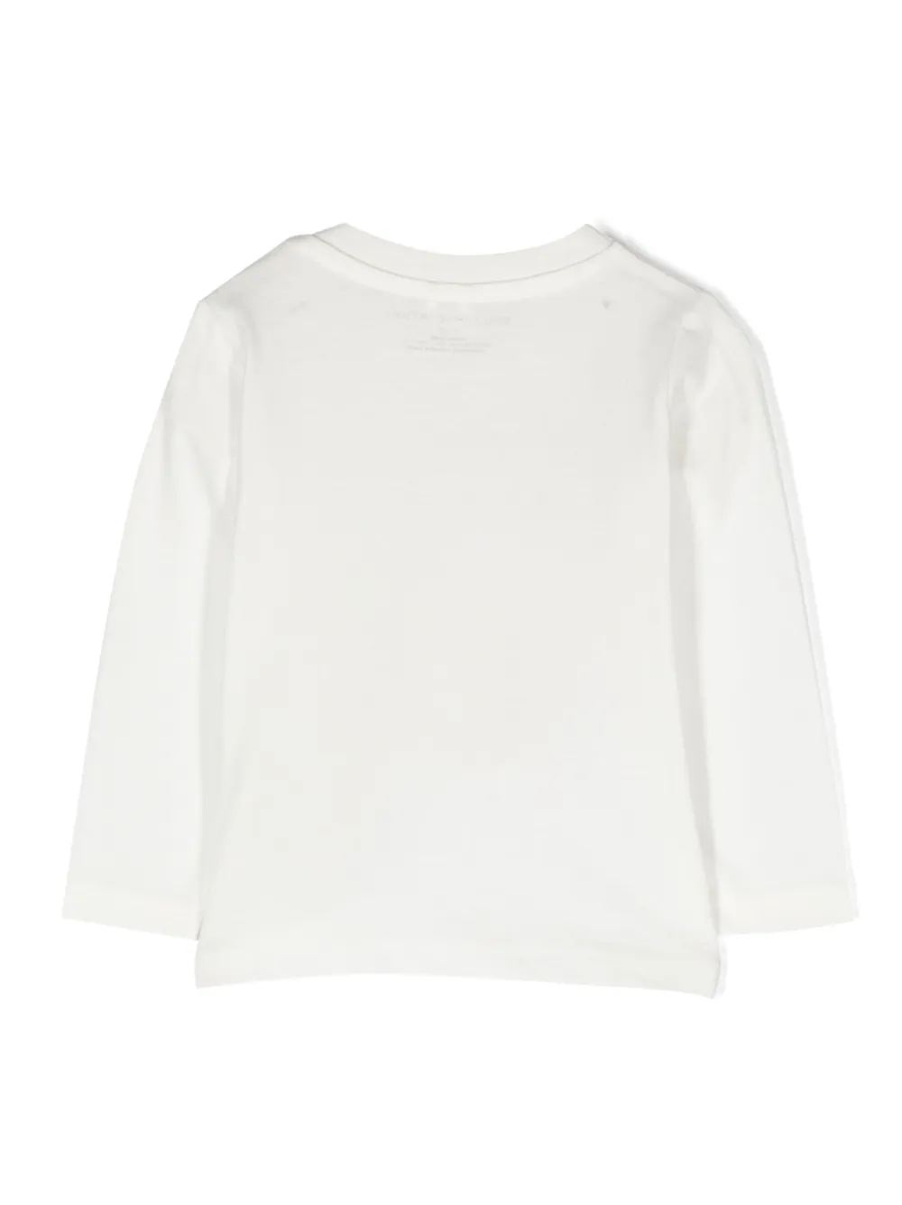 Stella McCartney Kids rainbow logo-print cotton T-shirt - Wit
