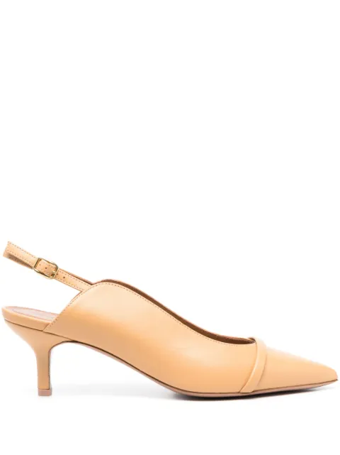 Malone Souliers Marion 45mm leather slingback pumps