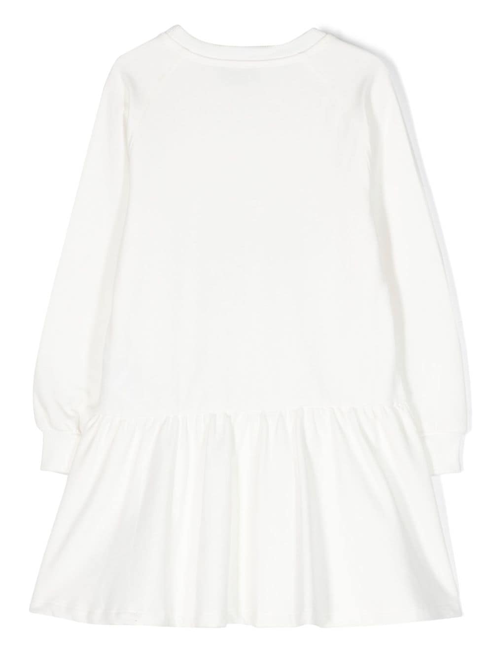 Shop Moschino Teddy Bear-print Dress In White