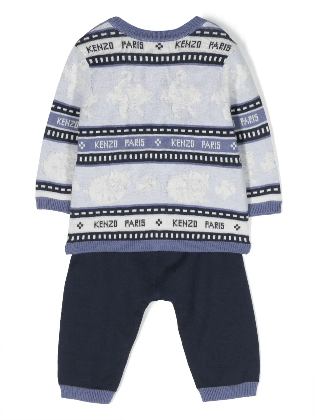 Kenzo Kids Gebreide broeken - Blauw