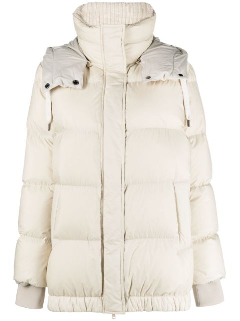 Brunello Cucinelli hooded padded jacket