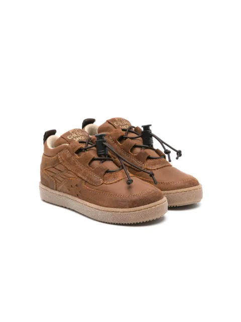 Pèpè lace-up leather sneakers
