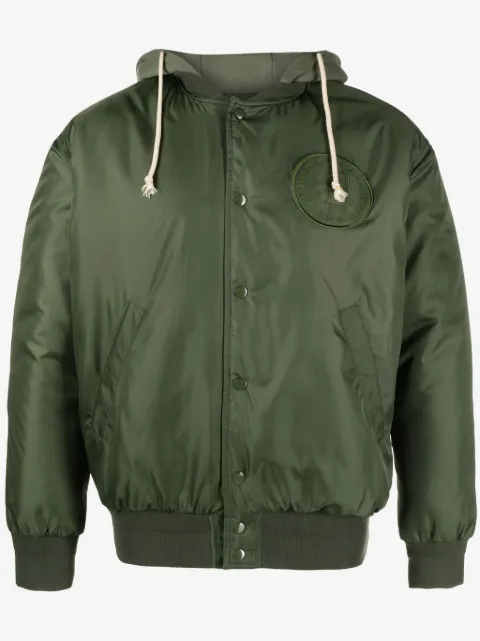 Autry logo-patch bomber jacket