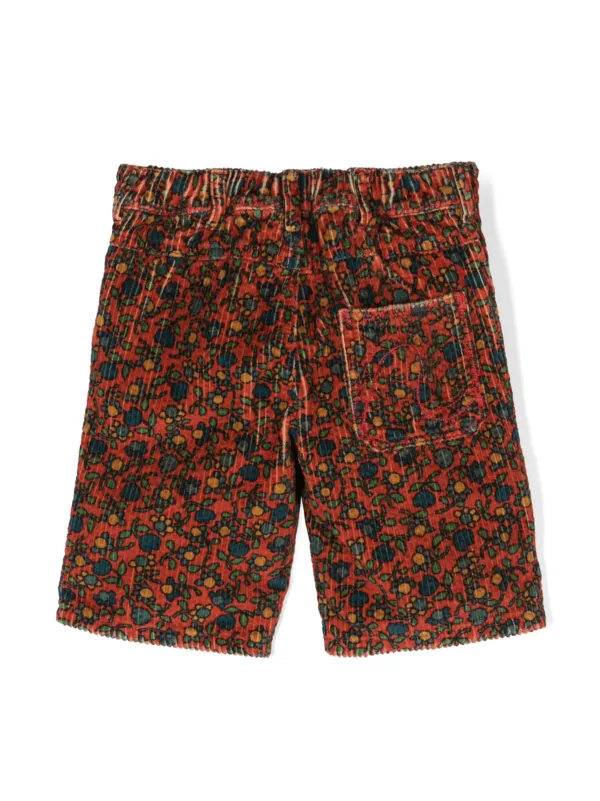 Red corduroy hotsell shorts