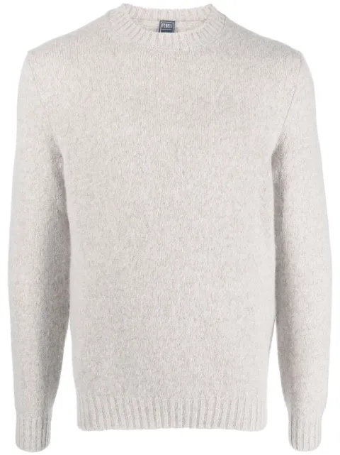 Fedeli long-sleeve crew-neck jumper