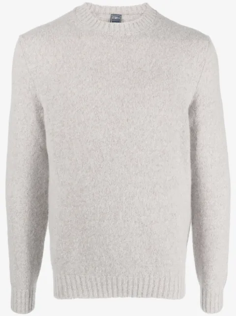 Fedeli long-sleeve crew-neck jumper