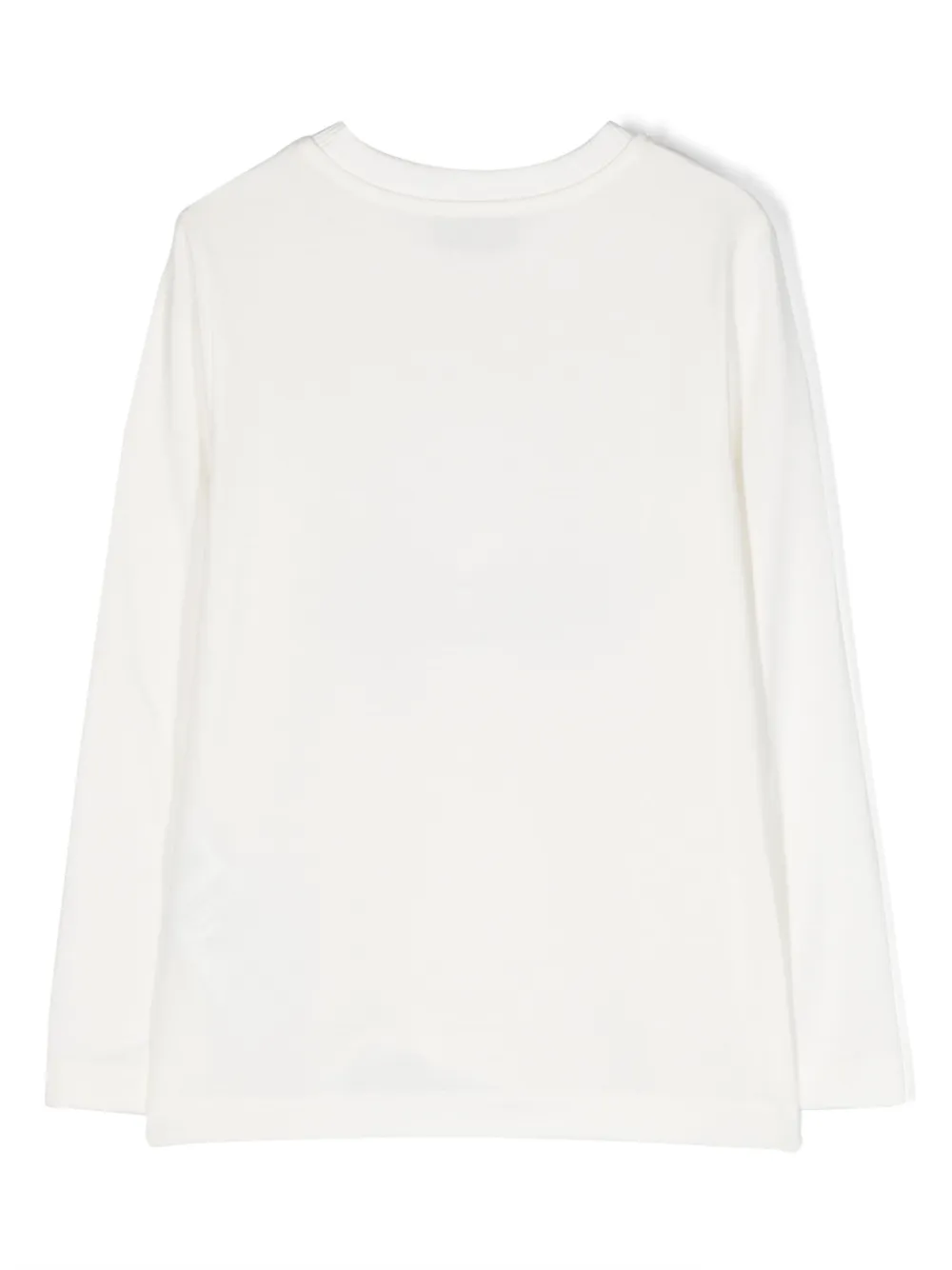 Moschino Kids T-shirt met logoprint - Wit