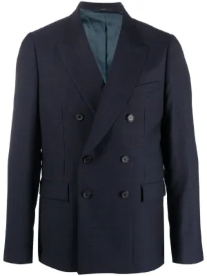 Paul Smith double breasted Wool Blazer Farfetch