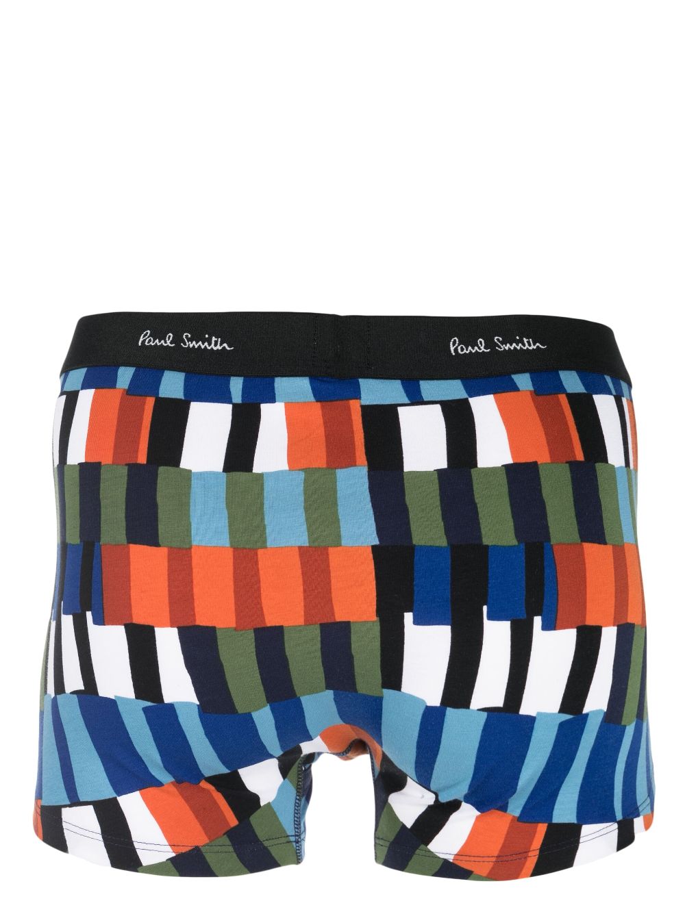 Paul Smith graphic-print logo-waistband boxers - Blauw