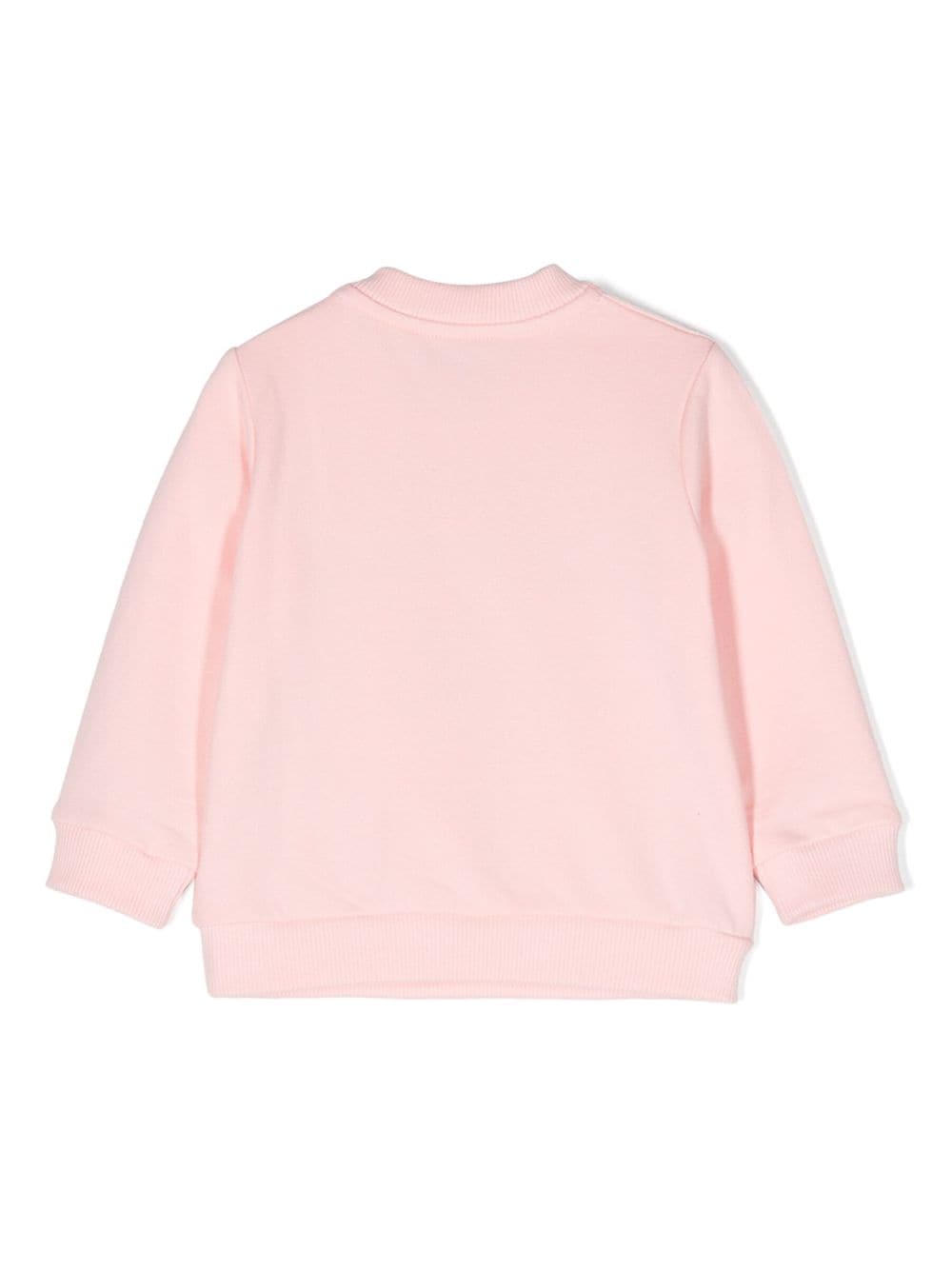 Moschino Kids Sweater met logoprint - Roze