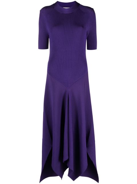 Stella McCartney asymmetric ribbed-knit dress Women