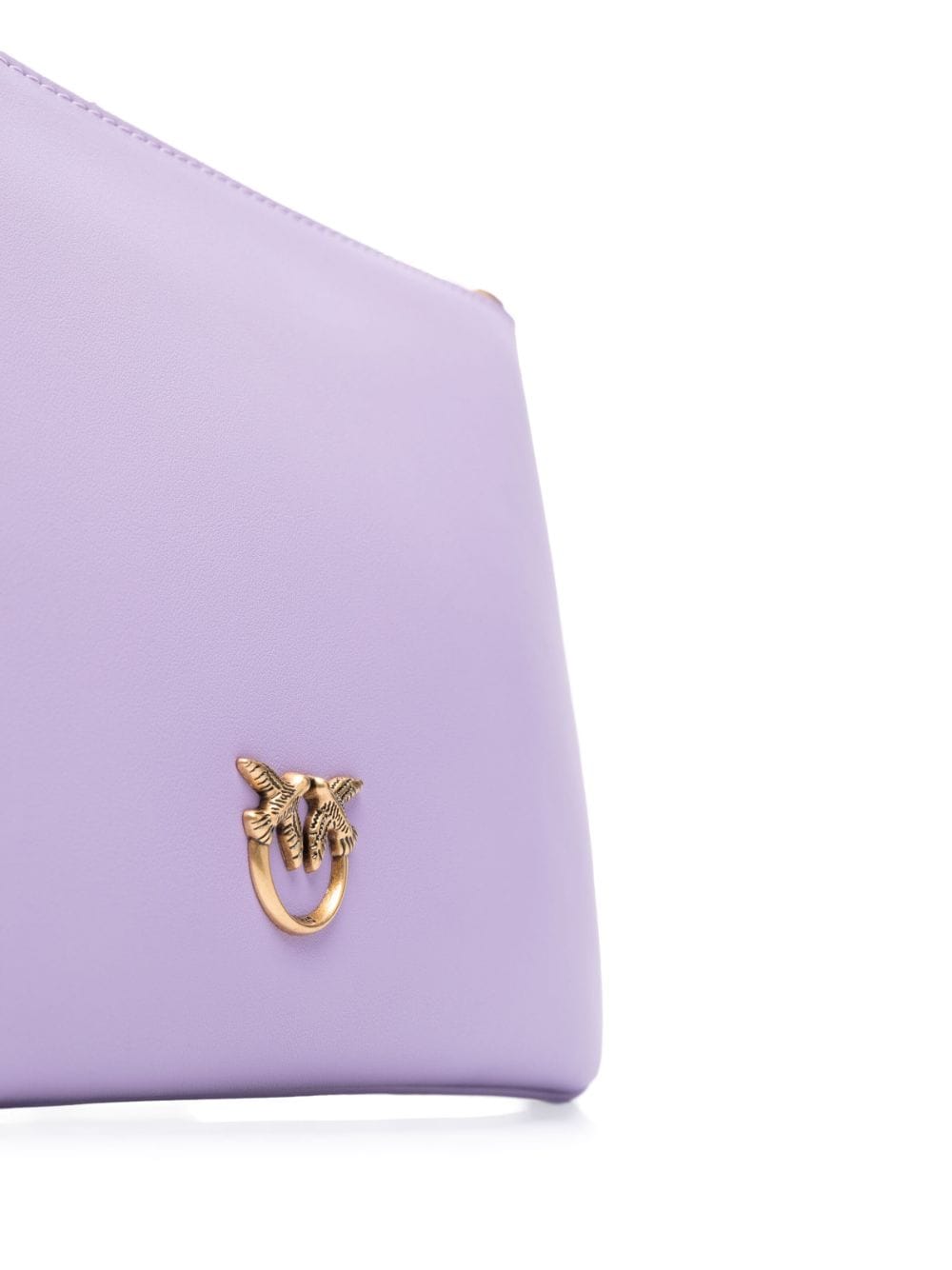 Shop Pinko Logo-plaque Crossbody Bag In Purple