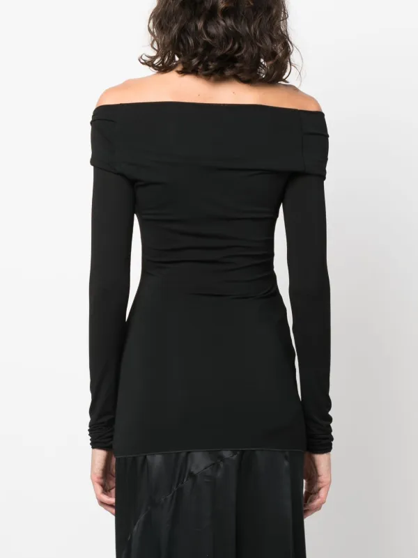 Long sleeve drop hotsell shoulder top