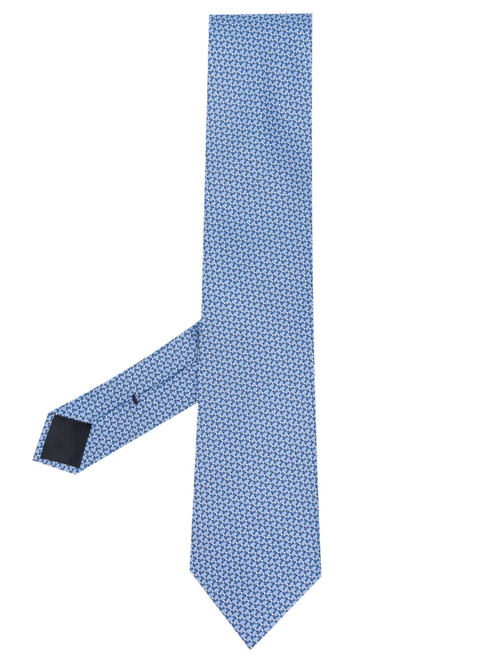 Brioni Seidenkrawatte mit Jacquardmuster - Blau