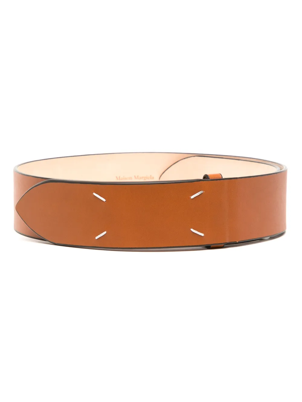 Orange hotsell leather belt