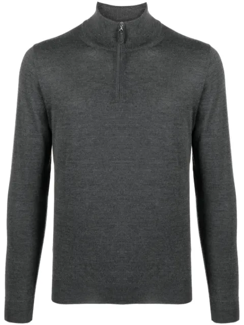 Fedeli zip-up high-neck jumper