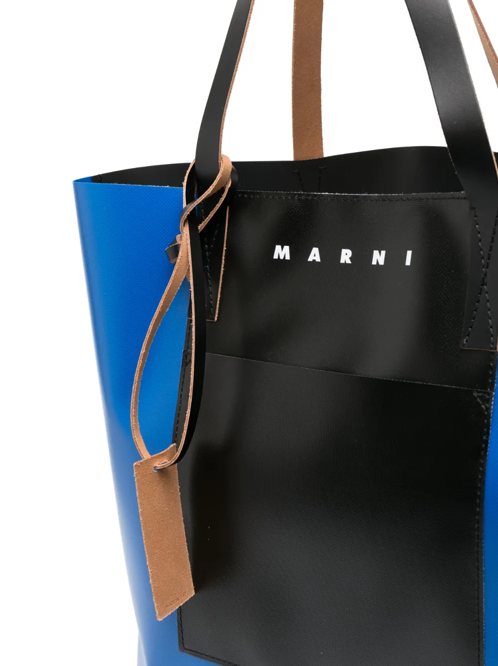 image 4 of marni logo印花托特包